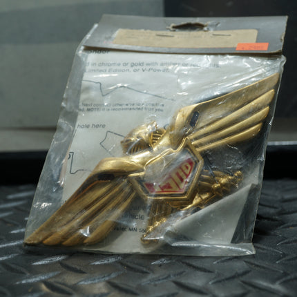 Kuryakyn 5105 Gold Curve Condor 1500 Red Light Emblem – Made in USA