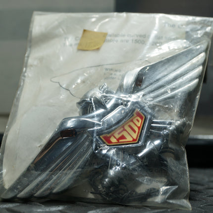 Kuryakyn 5110 Chrome Condor LED Emblem with Amber Light – Honda 1100 / 1200 / 1500