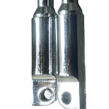 Kuryakyn 8064 2.5” Male Mount Footpeg Extensions – Chrome – Fits Harley-Davidson & Metric Cruisers