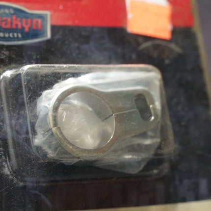 Kuryakyn 1590 Throttle Cable Clamp – Chrome – Fits 1” Handlebars with Dual Cable Routing