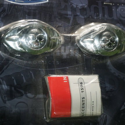 A Pair of Zombie Saddlebag Mount Accents Harley Touring Models