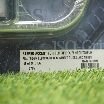 NEW Kuryakyn 3765 Chrome Stereo Accent Fits Harley Honda Yamaha 1986-2019