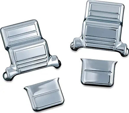 NOS Kuryakyn Tour-Pak Lid Hinge Covers 89–13 Harley FLHT Chrome 7271
