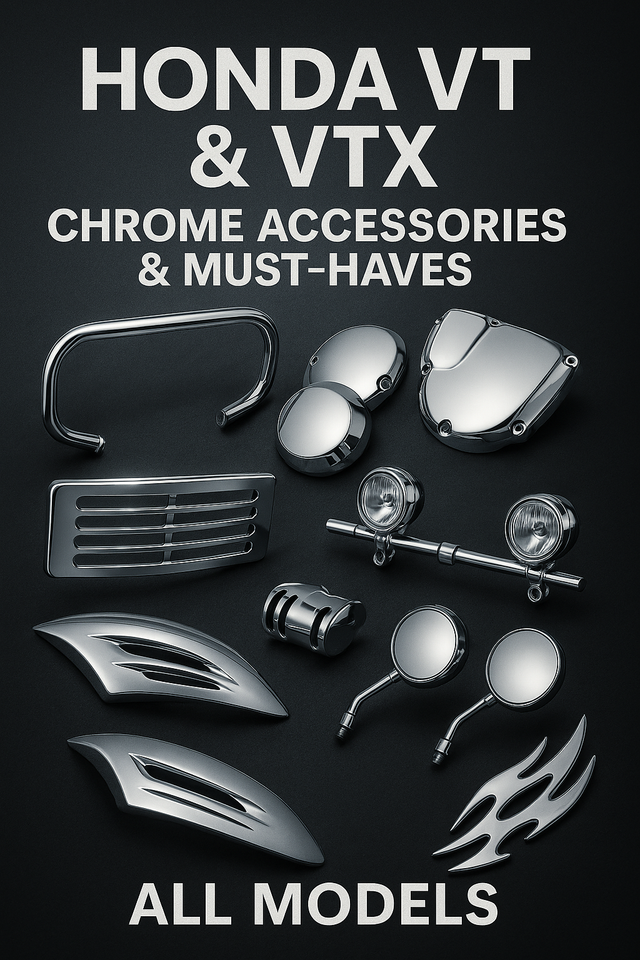 Honda VT & VTX Chrome Accessories & Must-Haves | LifeForLifestyle