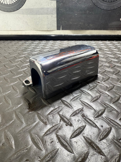 Harley Shovelhead FLH Handlebar Riser Cover Chrome – Imperfect photo 3