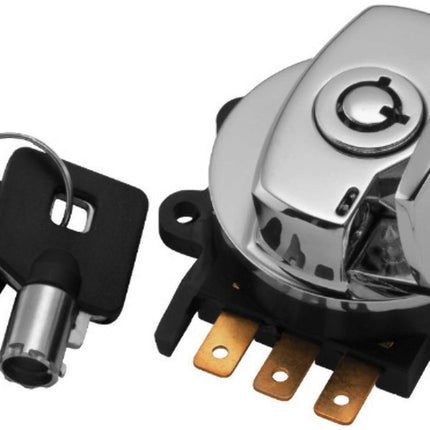 Mid USA 31-15010 Ignition Switch Harley Dyna Softail FLHR 93-13 Round Key