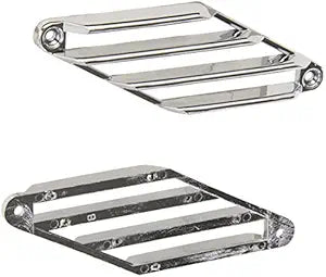 New Honda Goldwing GL1500 Chrome Diamond Light Lens Grilles Pair | Kuryakyn 3600