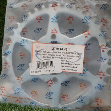 JT Sprockets JTR814.42 42-Tooth 530 Steel Rear Sprocket for Suzuki Motorcycles