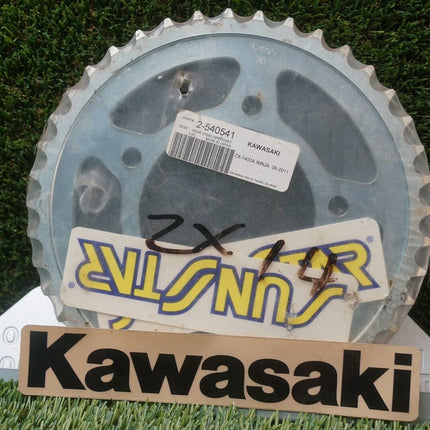Sunstar 2-540541 Rear Sprocket – 41 Tooth Steel 530 Chain | Fits 2006–2011 Kawasaki Ninja ZX-14R