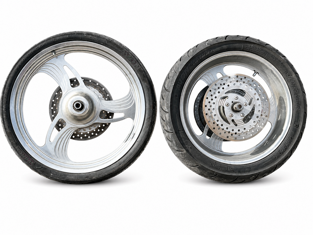 Integrity Machine Rare Vintage Custom Chopper Billet Wheel Rim Set 21x2.15 18x5.