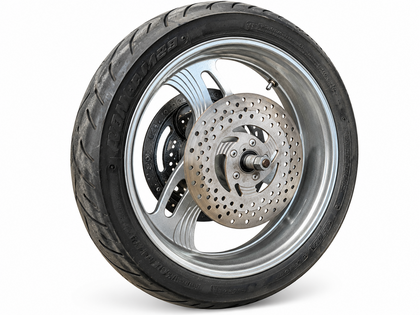 Integrity Machine Rare Vintage Custom Chopper Billet Wheel Rim Set 21x2.15 18x5. photo 6
