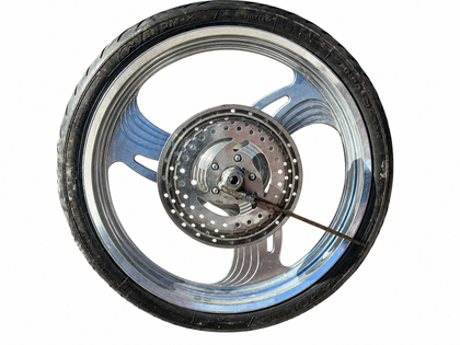 Integrity Machine Rare Vintage Custom Chopper Billet Wheel Rim Set 21x2.15 18x5. photo 4