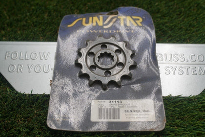Sunstar 31113 13-Tooth Front Sprocket for Kawasaki KX250F (2004–2005) & Suzuki RM-Z250 (2004–2006) photo 2