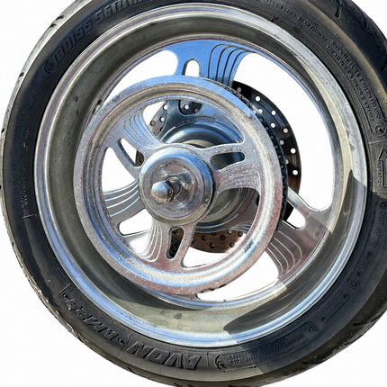 Integrity Machine Rare Vintage Custom Chopper Billet Wheel Rim Set 21x2.15 18x5.
