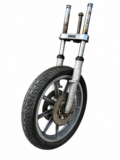 Harley FXS Low Rider 35mm Front End Fork Assembly Triple Tree Mag Wheel photo 4