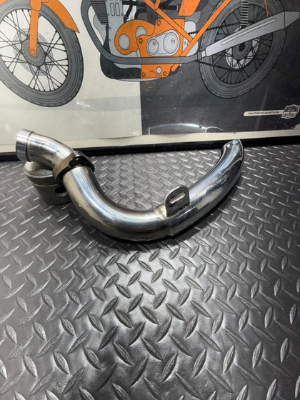 Harley Softail Rear Cylinder Short Exhaust | Chrome Twin Cam 2000–2017 photo 2