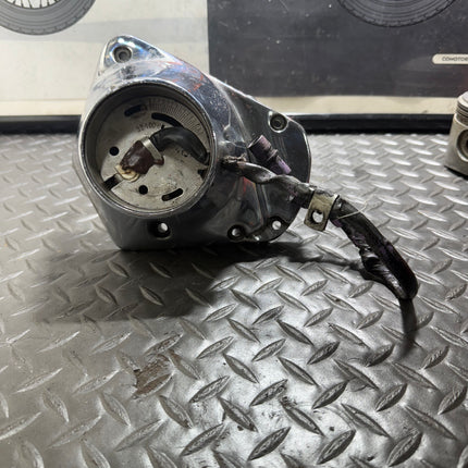 Harley Shovelhead OEM Chrome Cam Cover 25218-70A w/ Ignition Sensor (Rechrome)