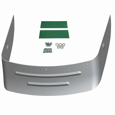 Drag Specialties 1405-0171 Chrome Rear Fender Skirt – Embossed Ribs – Fits Harley-Davidson Fat Boy Models (2007–2017)