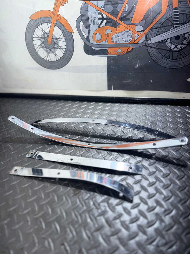Harley Softail Chrome Windshield Trim 1997-2007