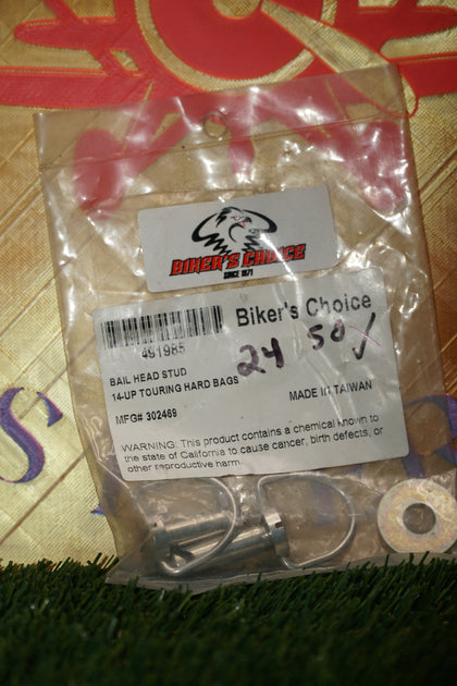 Biker's Choice Harley 2014-Up Touring Hard Saddlebag Bail Head Studs 491985 NOS photo 1