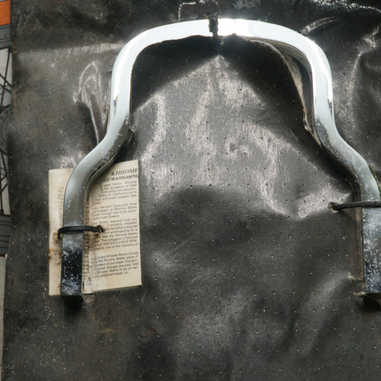 Khrome Werks Harley Custom Chrome 11.5" Mini Sissy Bar Upright Pad Mount Used