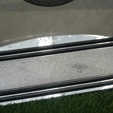Harley Touring Shovelhead Chrome Shaker Floorboard Insert Covers Used Peeling