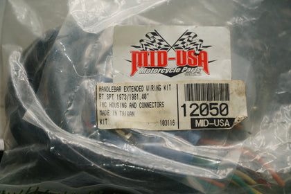 NOS Mid-USA 12050 Handlebar Wiring Kit 40in Harley Big Twin XL 73-81 photo 2