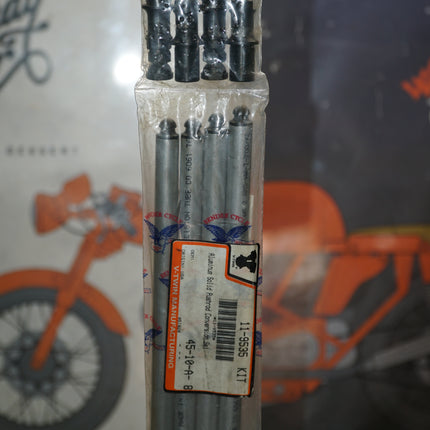 V-Twin 11-9535 Solid Pushrod Kit Harley Shovelhead Evo 1340 Set of 4