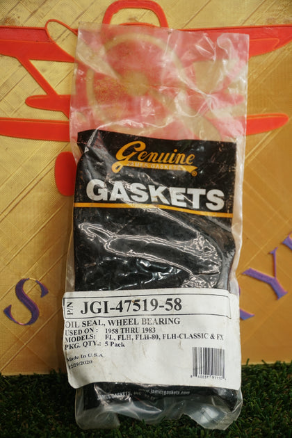 James Gaskets Wheel Bearing Seal JGI-47519-58 Harley FL FLH FX 58-83 photo 2