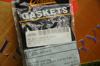 James Gaskets Wheel Bearing Seal JGI-47519-72 Harley FLH FXR XLCH 72-83 photo 3