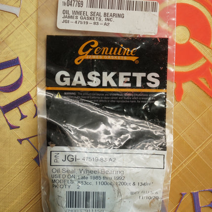 James Gaskets JGI-47519-83-A2 Wheel Bearing Seal Harley Big Twin XL 84-99