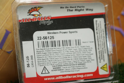 All Balls 56-125 Fork Seal & Dust Wiper Kit Harley 39mm Showa Dyna XL photo 4