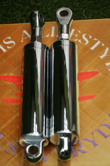 Harley Softail Narrow Body Chrome Shocks 84-99 Ultima Adj Pair 54508-89A photo 3
