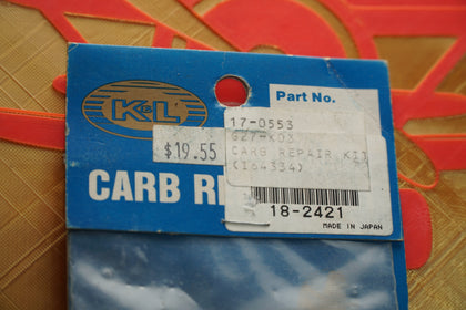 K&L Supply 18-2421 Carburetor Repair Kit Honda CB750K 1973-1975 - Made In Japan photo 2