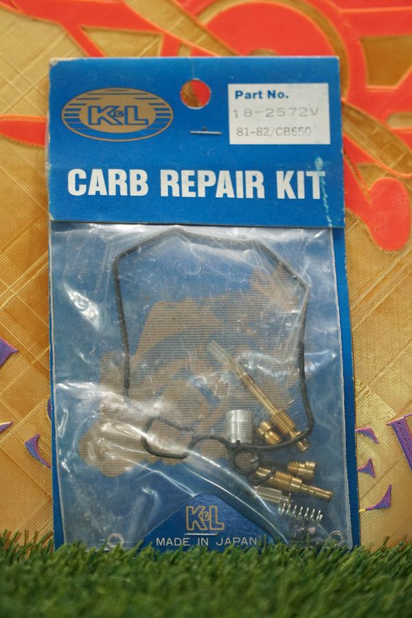 K&L 18-2572 Carburetor Repair Kit Honda CB650 1981-1982 18-2572V BRAT CAFE CARB
