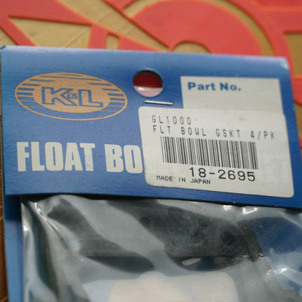 K&L Supply Float Bowl Gasket 4-Pack 18-2695 for Honda GL1000 Gold Wing 1978-1979