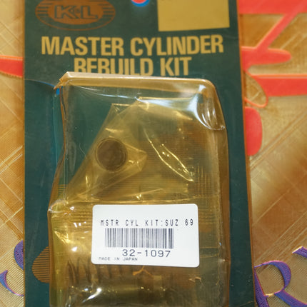 Rear Brake Master Cylinder Repair Kit for Suzuki GS750 8-Valve 77-79 K&L 32-1097