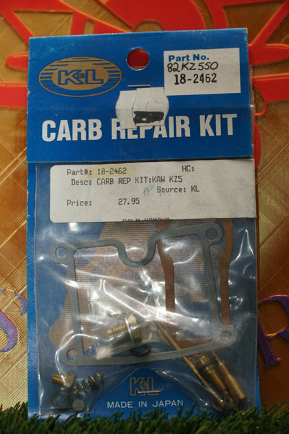 2x carb kits Kawasaki 80-82 KZ550 80-83 KZ550 LTD 81 KZ550 GPz Carb kit 18-2462 photo 1