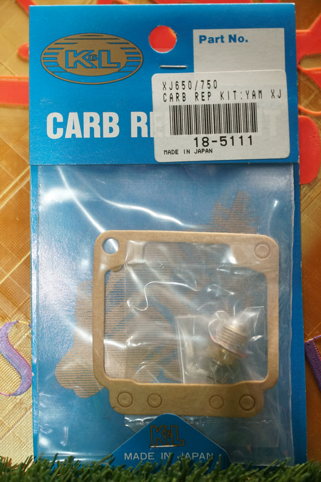 NOS K&L CARB REPAIR KIT XJ650 750 18-5111 REV-00