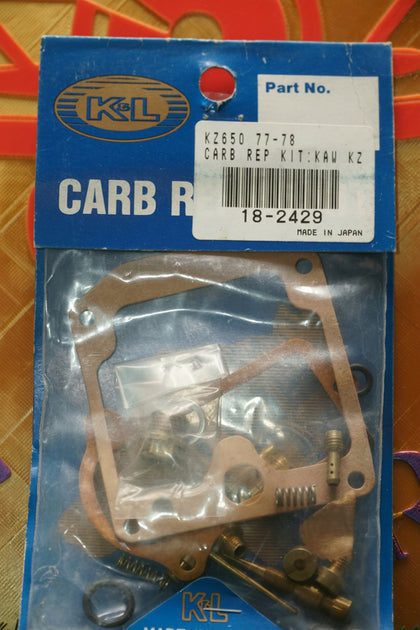 KAWASAKI KZ650 KZ650SR KZ650D1 KZ650D2 K&L CARBURETOR REBUILD KITS 1977 - 78 x 4 photo 2
