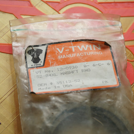 8pc V-Twin 12-0930 Transmission Mainshaft Bearing Ring 35112-52 Harley