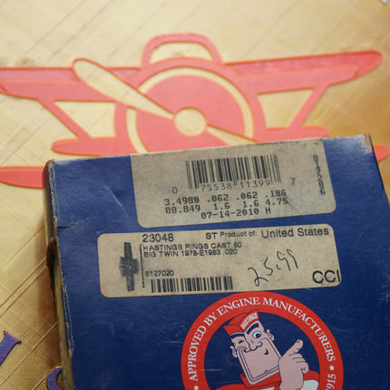 HASTINGS 6127-020 Cast Piston Rings for 1978-1983 Harley Shovelhead 80ci 1340cc