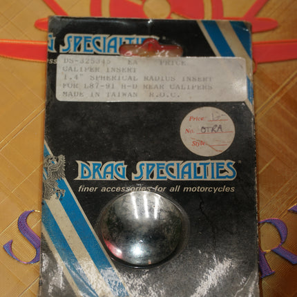 Harley Davidson Drag Specialties Chrome 1.4" Spherical Caliper Insert DS-325345