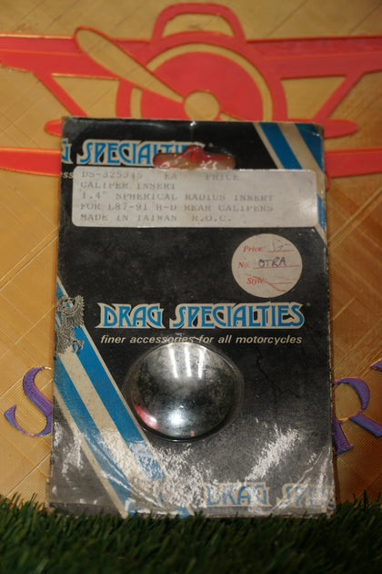Harley Davidson Drag Specialties Chrome 1.4" Spherical Caliper Insert DS-325345 photo 1
