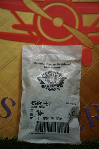 NOS Harley Davidson Dust Seal 39mm Fork XL FXR 45401-87 photo 1