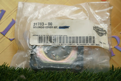 NOS Harley Starter Solenoid Cover Kit 31783-00 Wrinkle Black OEM 94-16 photo 1