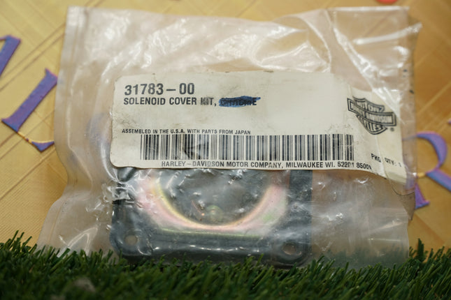 NOS Harley Starter Solenoid Cover Kit 31783-00 Wrinkle Black OEM 94-16