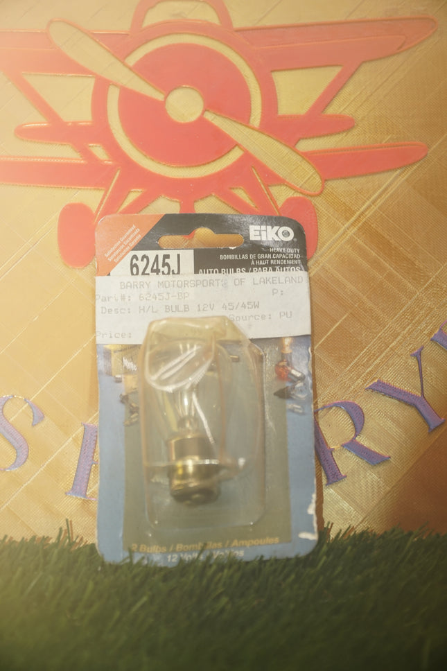 EIKO 6245J Headlamp Bulb 12V 45/45W A7028 Motorcycle Snowmobile