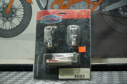 Kuryakyn 8803 Tapered Peg Adapters – Chrome for Honda Motorcycles (Front & Rear Mounts) photo 1