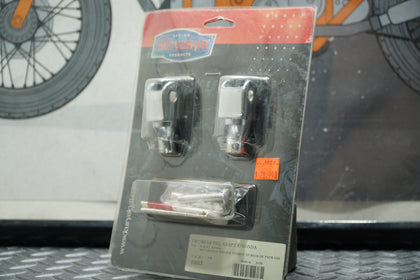 Kuryakyn 8803 Tapered Peg Adapters – Chrome for Honda Motorcycles (Front & Rear Mounts) photo 3